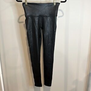 Spank Faux Leather Leggings